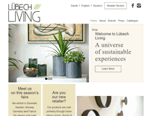 Tablet Screenshot of lubechliving.com